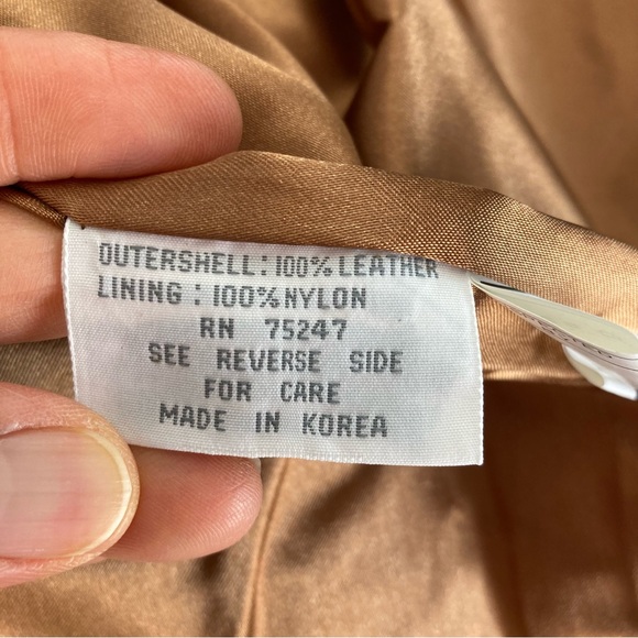 Vintage Lew Magram Collection Western Leather Suede Finge Wrap Midi Skirt sz 14 - Picture 8 of 13